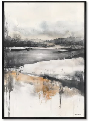 Композиция из двух репродукций картин на холсте Waiting for Spring 75X105 / 75X105 CM 3