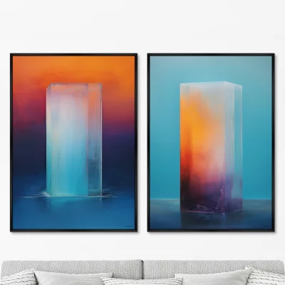 Набор из двух постеров на холсте The Ice Cold 75X105 / 75X105 CM 8