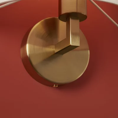 Настенный светильник Graceful латунь, тканевый абажур 13