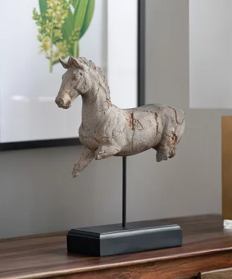 Декоративный элемент Archaeology Horse 36X11X43 CM 5