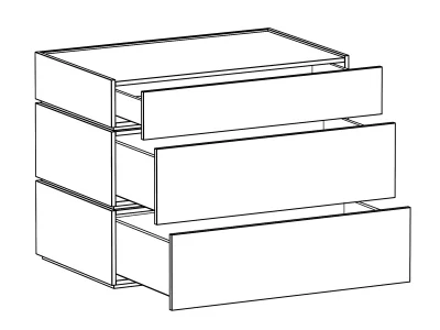 Комод Licata 95X60X75,6 CM 3