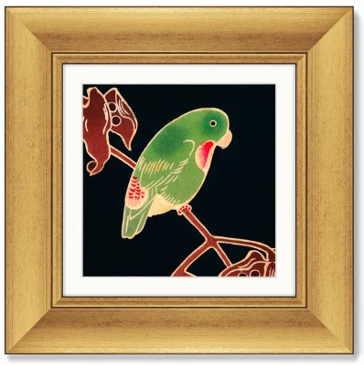 Диптих Red and Green Parrots 36X36 / 36X36 CM 3