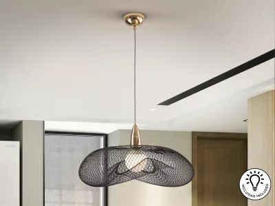 Подвесной светильник Forma 1L черный/золотой 55X46X28 CM 4
