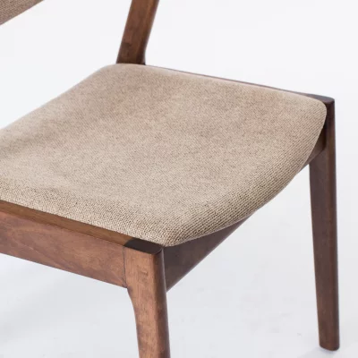 Стул Кай бежево-коричневая ткань ножки орех 51,5X63X73 CM 6