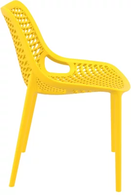 Стул пластиковый Air 50X60X82 CM жёлтый 6