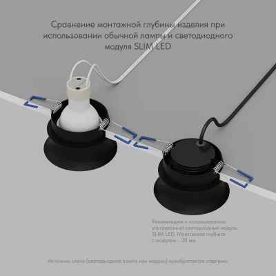 Встраиваемый влагозащищенный светильник Odense 8X8X5 CM 5