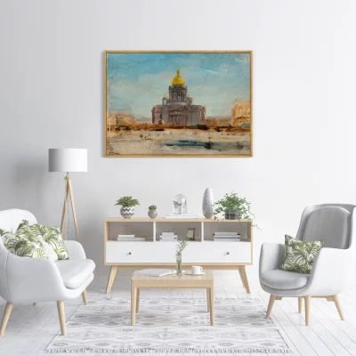 Постер холсте Saint Petersbourg Saint Isaac 105X75 CM 3