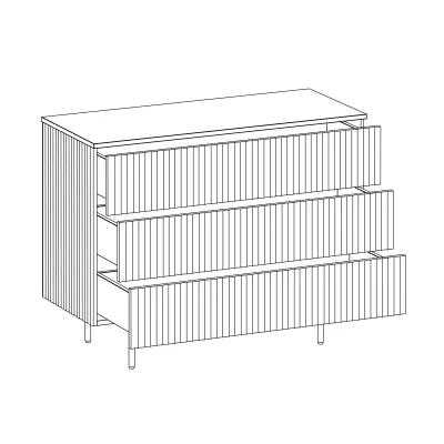 Комод Mikko 102,2X44X78,2 CM 3