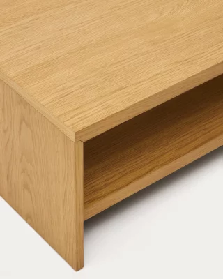 Журнальный столик из шпона дуба Abilen 120X60 CM 4