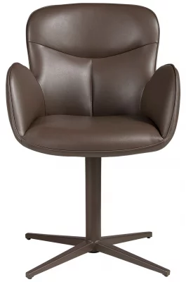 Вращающийся стул из экокожи Ramon 60X65X90 CM 5