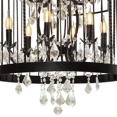 Подвесная люстра Vintage birdcage 60X60X114 CM 3