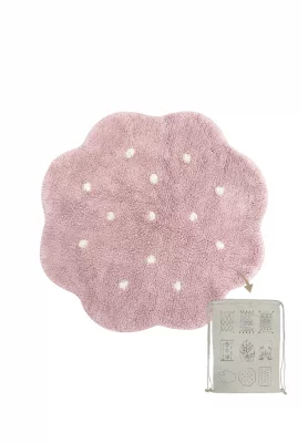Круглый хлопковый ковёр Biscuit Vintage Ø90 CM 6