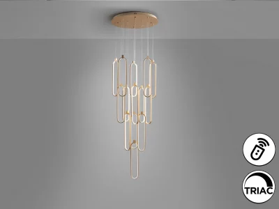 Люстра Colette 14L розовое золото DIM 60X60X49 CM 16