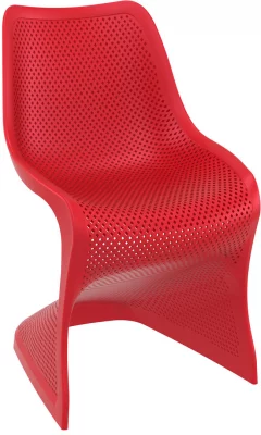 Стул пластиковый Bloom 50X58X85 CM красный 5