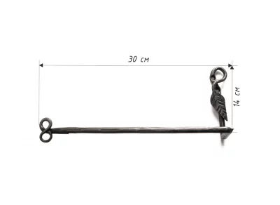 Держатель для бумажных полотенец с листочком 9X30X14 CM 3