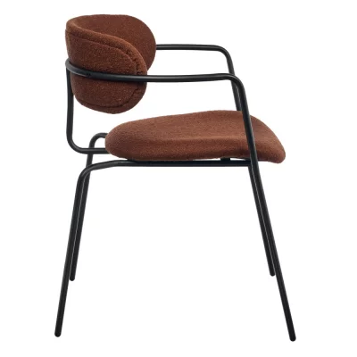 Комплект из 2 стульев Ant букле терракотовый 56X55X75 CM 4