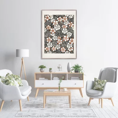 Постер Floral pattern II 75X105 CM 3