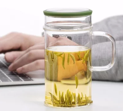 Кружка с ситчиком для заварки чая LC 380 ml 3