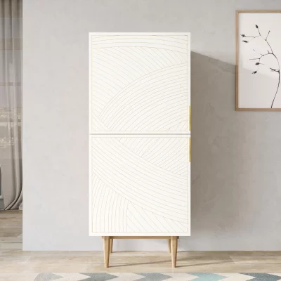 Вертикальный комод Line 60X45X140 CM beige 4