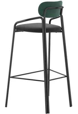 Стул барный Ror 62X51X97 CM тёмно-зеленый 3