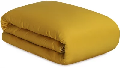 Комплект постельного белья из премиального сатина Essential 150X200 CM горчичного цвета 5