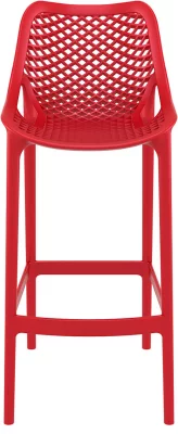Стул пластиковый барный Air 45X53X105 CM красный 4