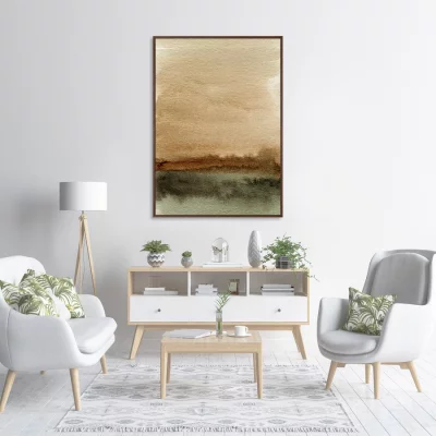 Постер на холсте Late autumn landscape 75X105 CM 3