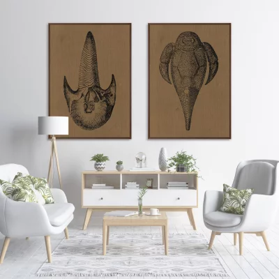 Диптих на холсте The Medieval period 75X105 / 75X105 CM 4