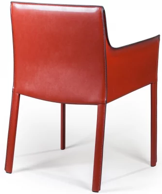 Стул с подлокотниками Barrie 63X52X82 CM красный 4