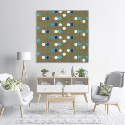Постер Vintage print of Japanese textile 105X105 CM 3