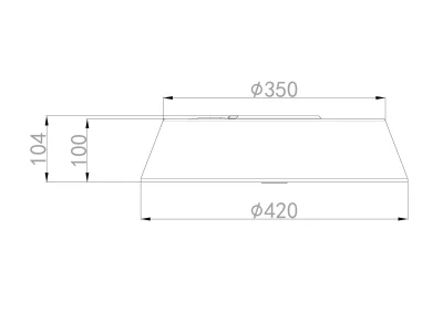 Потолочный светильник Элементы 42X10.4 CM 17