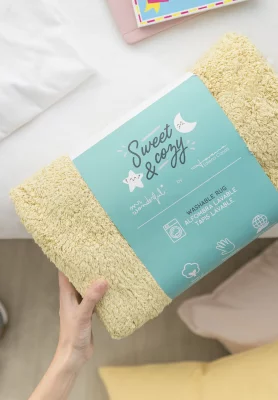 Круглый хлопковый ковёр Sweet and Cozy Ø100 CM 3