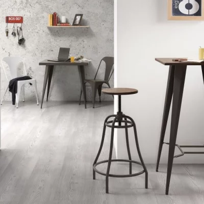 Стул из стали Malibu 44X53X85 CM чёрный 10