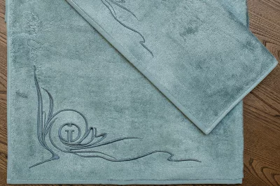 Полотенце Лирика голубое 90X50 CM 5