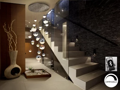 Подвесной светильник Sphere LED цветной 83X220 CM 6