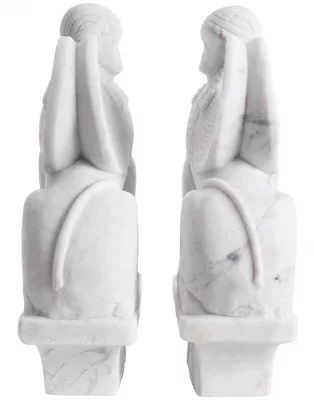 Комплект из двух декоративных элементов Sphinx 20X9X30 / 20X9X30 CM 4