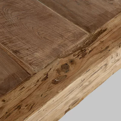 Журнальный столик из тика Kerp 200X100X38 CM 6
