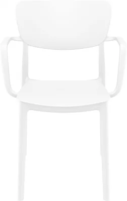 Стул пластиковый Lisa 53X54X82 CM белый 4