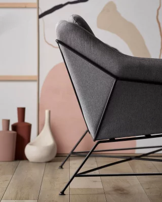 Софа Brida 125X73X82 CM серая 7