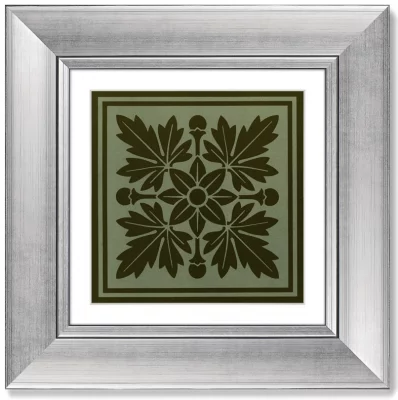 Набор из 4-х картин Floral pattern 36X36 / 36X36 / 36X36 / 36X36 CM 3