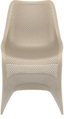 Стул пластиковый Bloom 50X58X85 CM бежевый 4