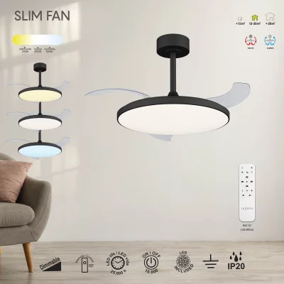 Люстра-вентилятор SLIM FAN 49.5X29.5 CM 7