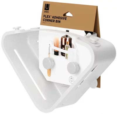 Органайзер для душа угловой Flex Adhesive 30X19X9 CM 9