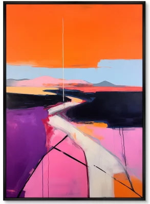 Набор из двух постеров на холсте Lines of the Heat 75X105 / 75X105 CM 3