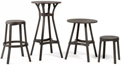 Табурет пластиковый барный Stack 48X48X77 CM 3