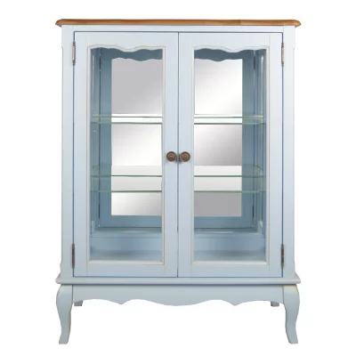 Шкаф для посуды двустворчатый Leontina Blue 80X37X106 CM 6