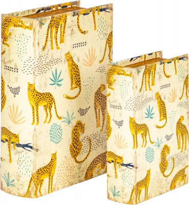 Комплект из двух шкатулок в виде книг Nuadha 19X7X27 / 14X5X20 CM 6