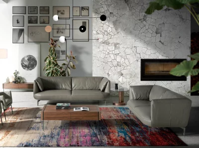 Диван с кожаной обивкой Incanto 175X78X75 CM 4