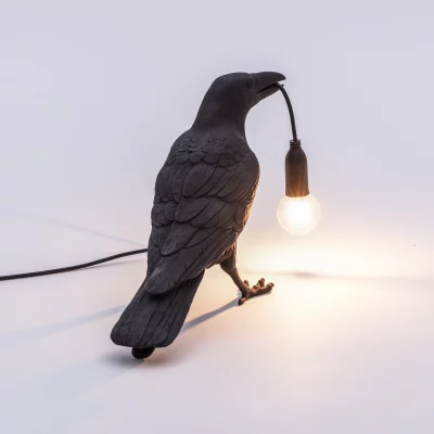 Настольная лампа Bird Waiting Black 5
