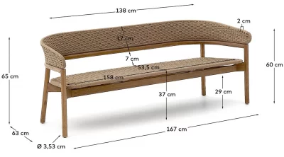 Диван Arinella 167X63X65 CM 5